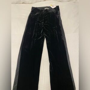 Mes Demoiselles Black Velvet Pants